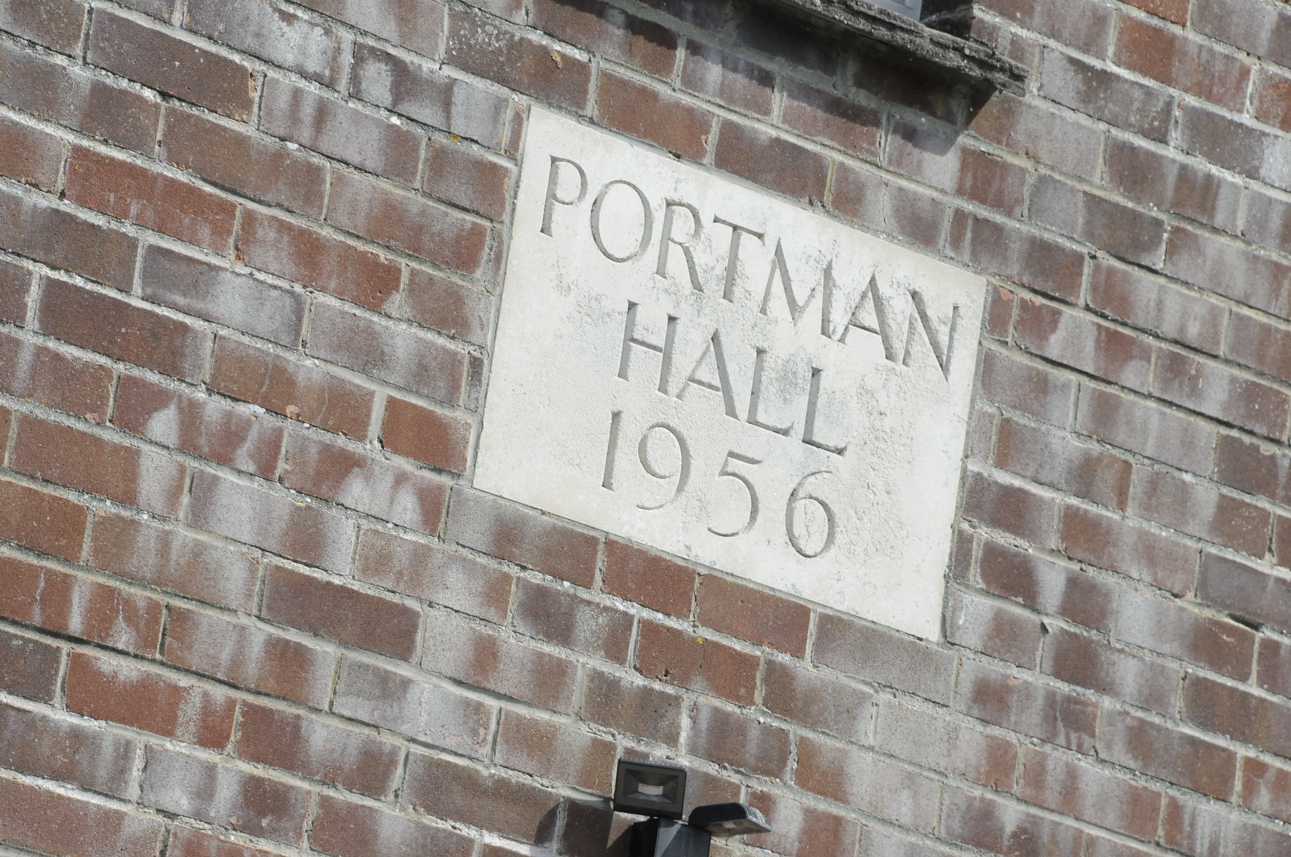 Portman Hall Sign