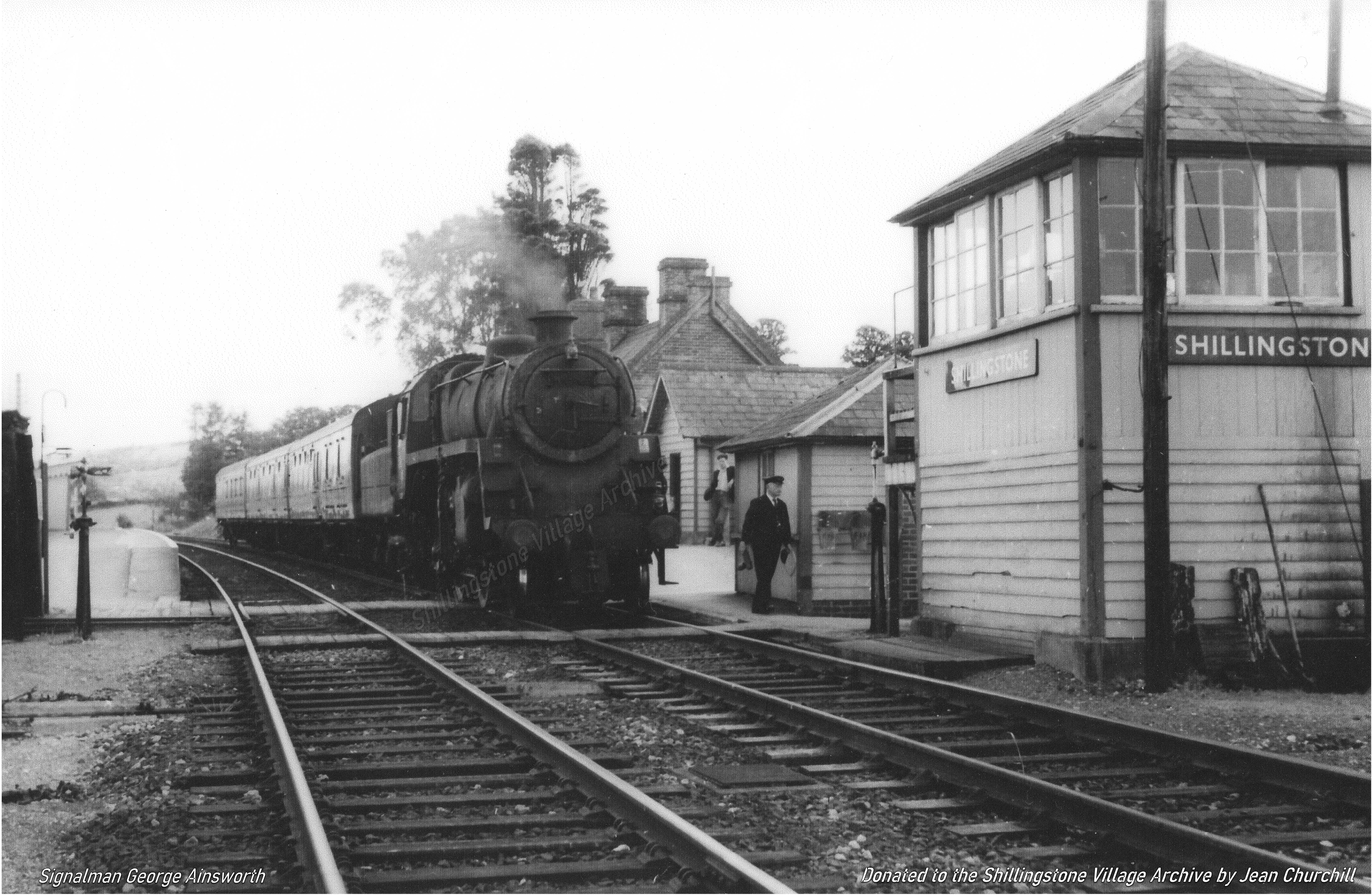 c.1950: Up train to Templecombe