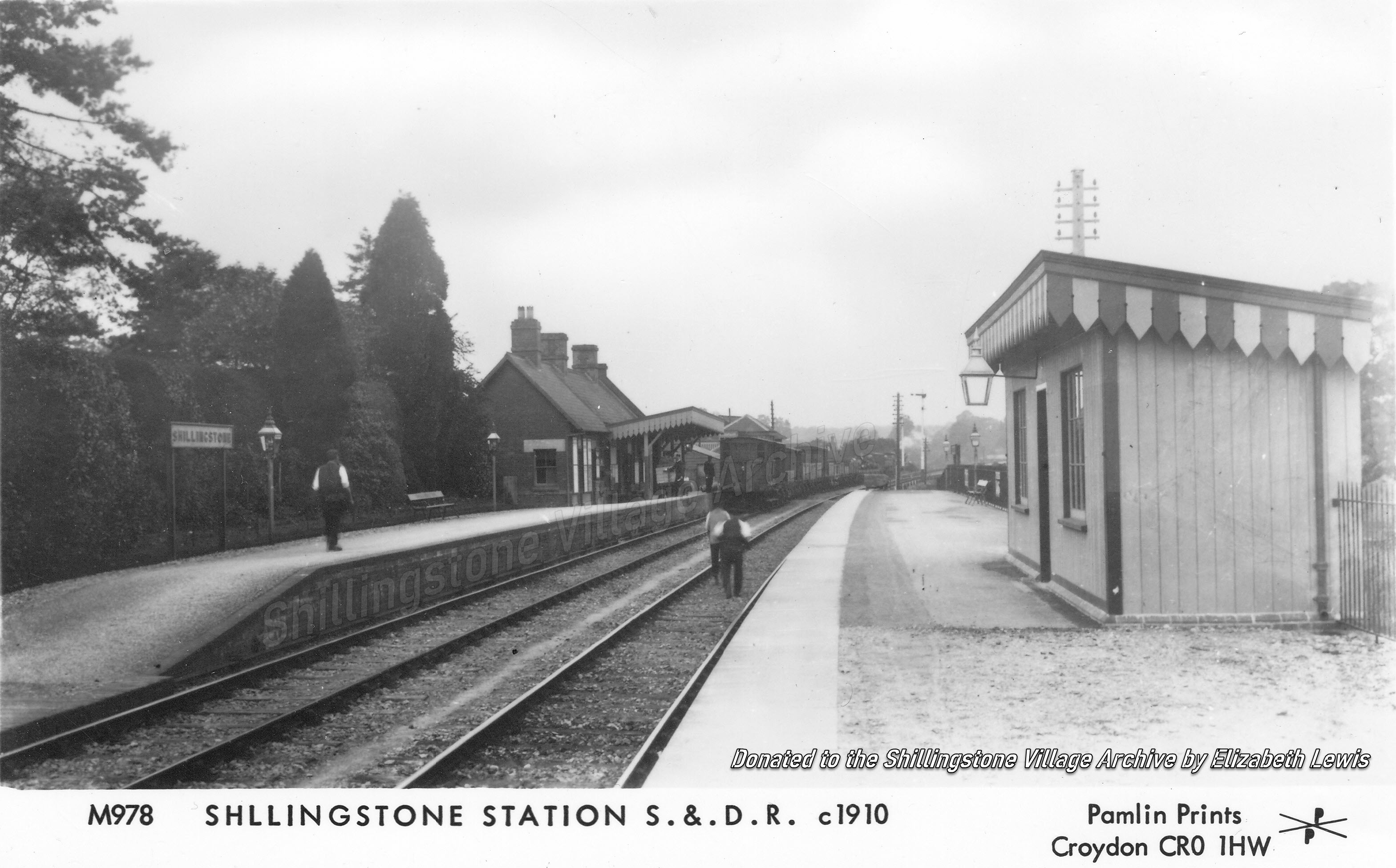 c. 1910: Shillingstone Station S&DJR