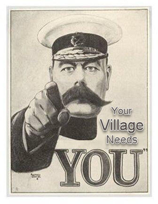 Your village needs you